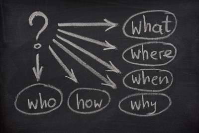 Who, what, where, when, why, how